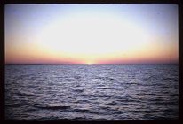 Ocracoke. Ocean Sunset. Color photo. 